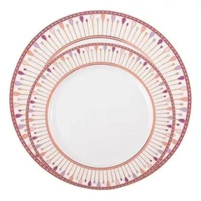 Тарелка Паттерн Розовый М - изображение 3