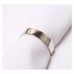 Кольцо для салфеток Белт Серебро - Фото 2