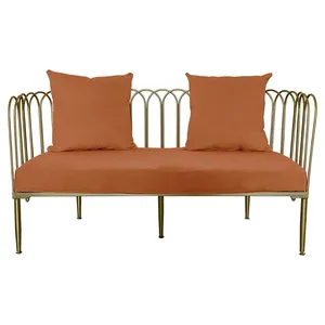 Диван Сквош М, Терракотовый