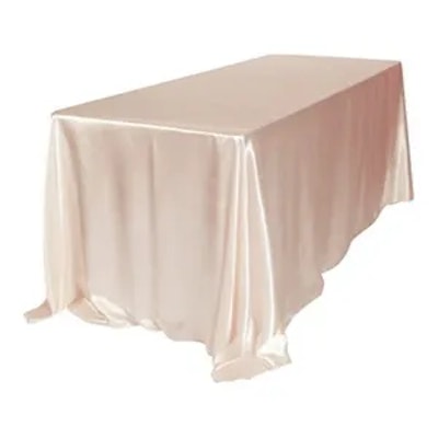 Скатерть сатин premium, прямоугольная, пудровая - изображение 2