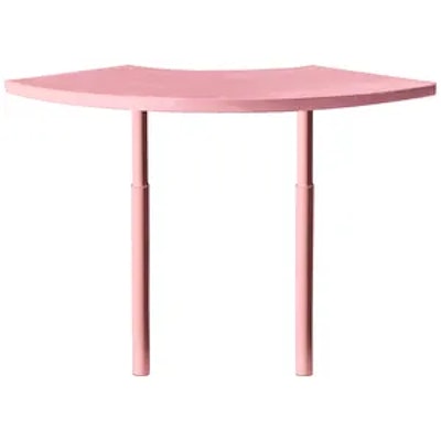 Стол коктейльный Твист Змейка С, Розовая помада + Куколка (телескопические ноги) - изображение 2