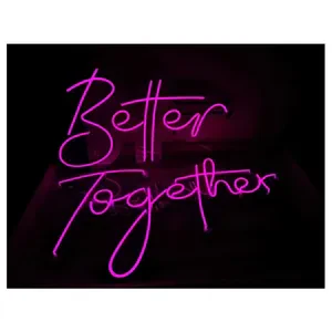 Неоновая надпись "Беттер Тугезер" (Вместе лучше) - Фото 4