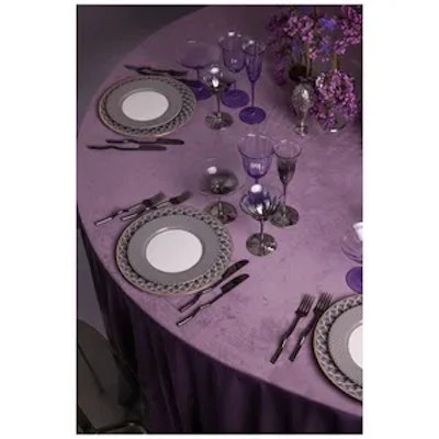 Скатерть велюр, круглая,  Нежная орхидея - изображение 5