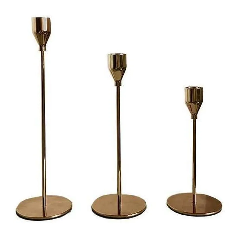 Набор подсвечников Оро, 3шт - Фото миниатюра 2