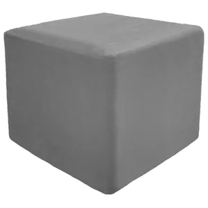 Пуф квадратный Точка, База (серая эко-кожа) - Фото 1