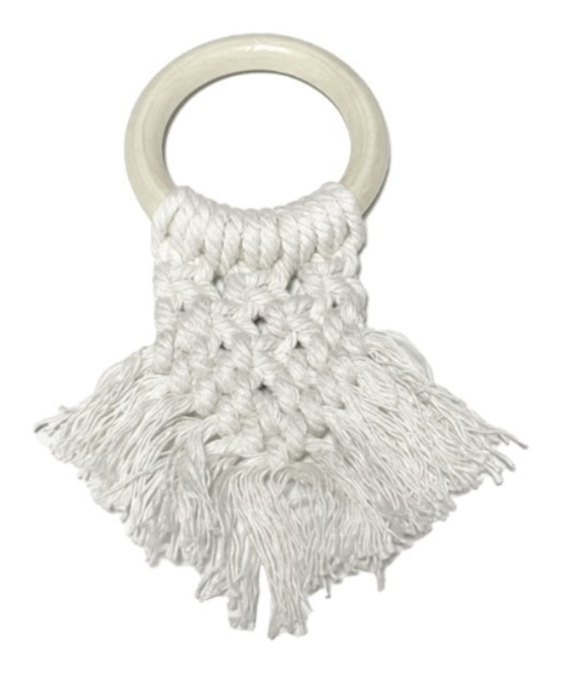 Кольцо для салфетки плетеное Макраме