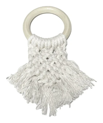 Кольцо для салфетки плетеное Макраме