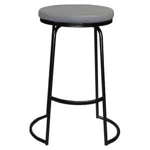 Стул барный Модерн Сэддл база (эко кожа + любой оттенок каркаса) - изображение 3