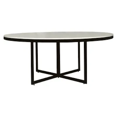 Стол Корнерс круглый, белый + перекрас металла в любой цвет - изображение 2