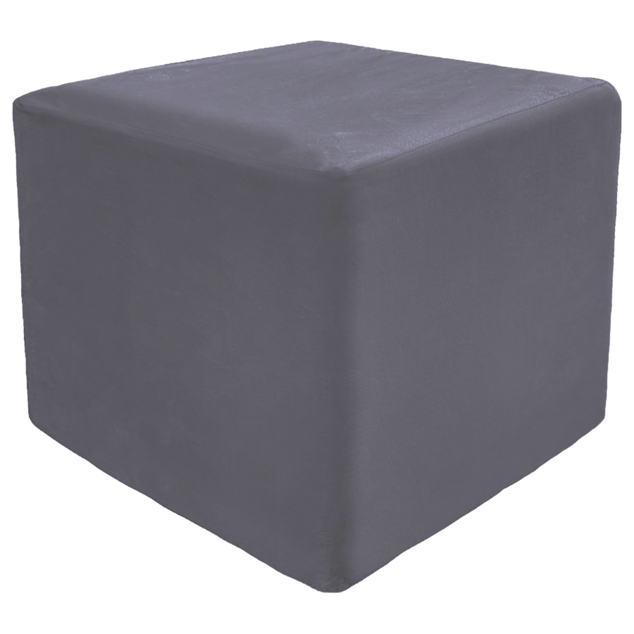 Пуф квадратный Точка, велюр, Графит - Фото миниатюра 1