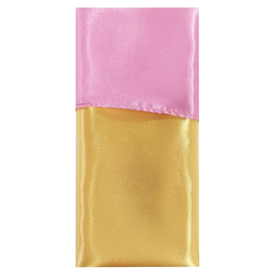 Салфетка двухсторонняя Кручу-верчу, Тутти-фрутти, желто-розовая - Фото миниатюра 2