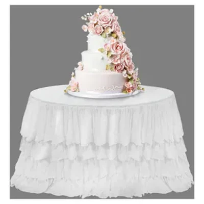 Скатерть с рюшами для столика для торта (ПОД ЗАКАЗ) - изображение 2