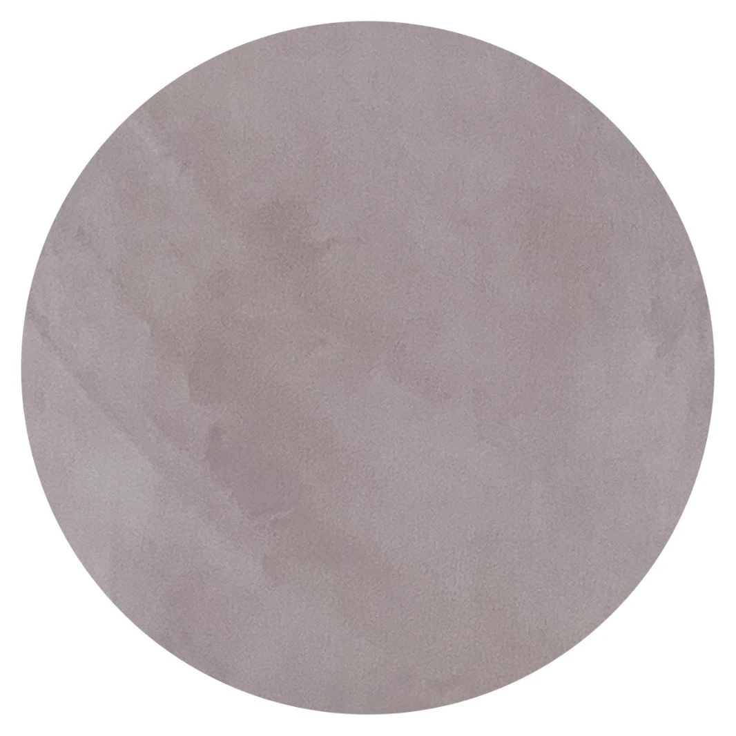 Чехол на круглый пуф, светло-розовый