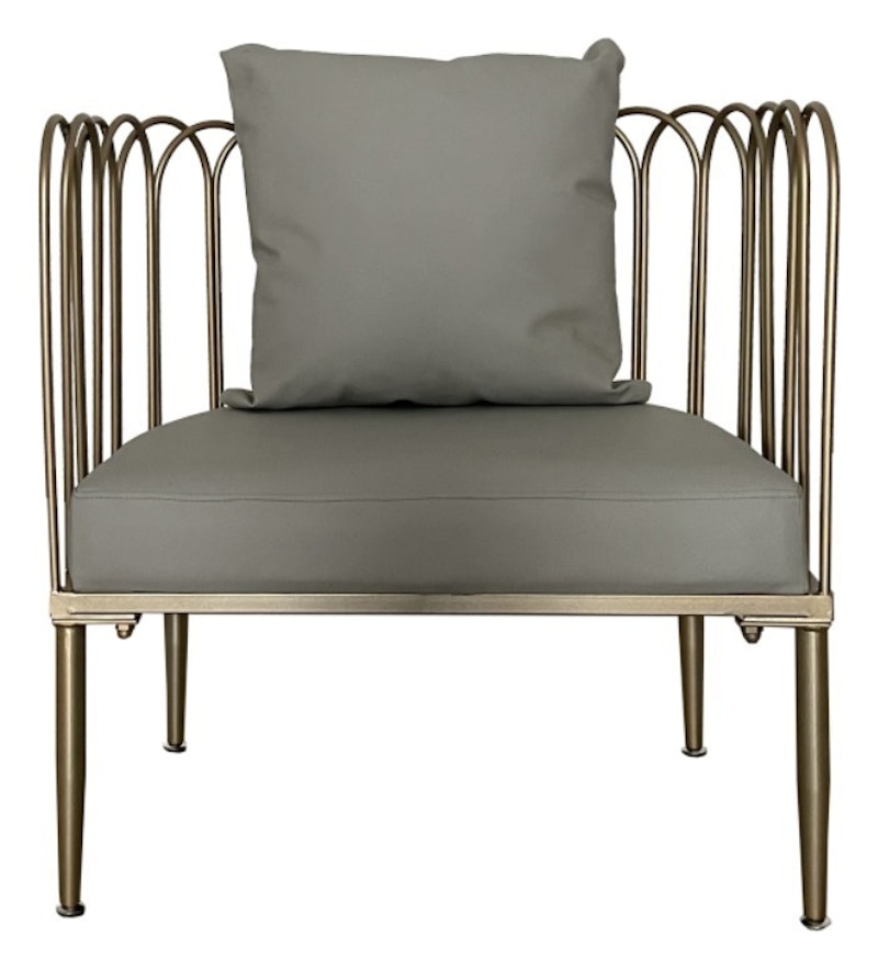 Кресло Сквош База (серый)