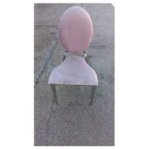 Стул Вашингтон Серебро, велюр, светло-розовый - Фото 2