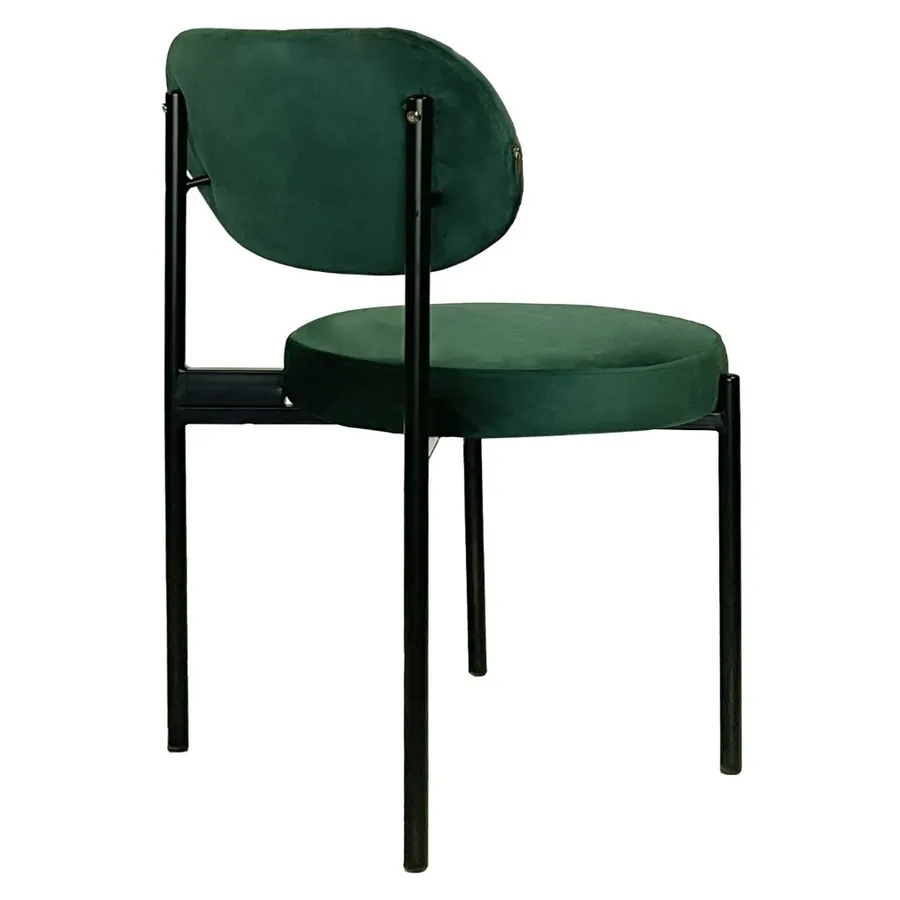 Стул Модерн Черный, Изумрудный - Фото миниатюра 4