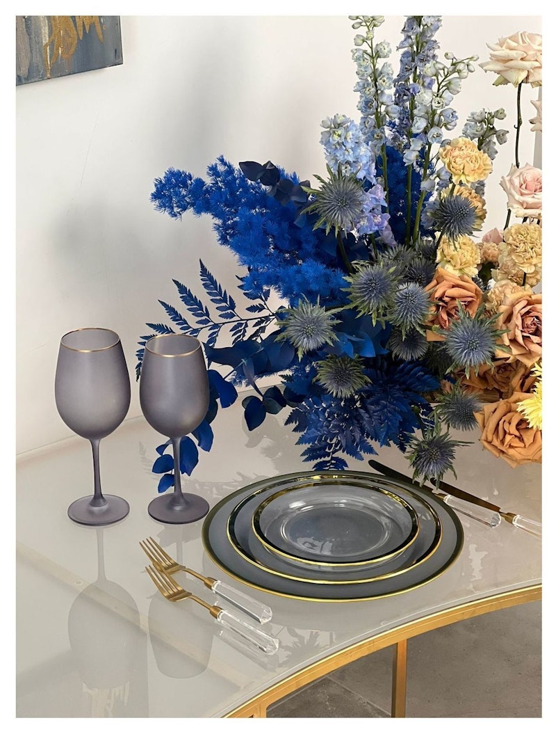 Бокал Лоллипоп Серый дымок С матовый