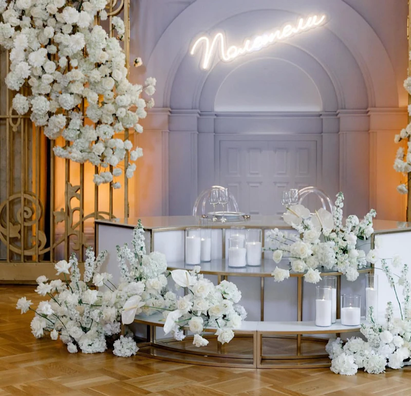 Стол-президиум Наутилус Серпент + Око + Тай с матовым стеклом