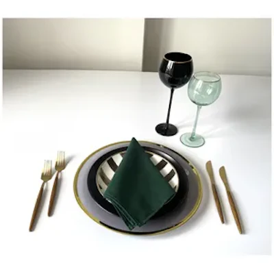 Салфетка из смесового льна, Бенгальский фикус - изображение 3