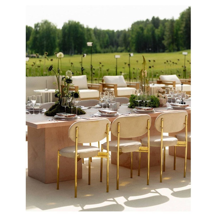 Стул Модерн Золото, Кремовый бисквит - Фото миниатюра 2