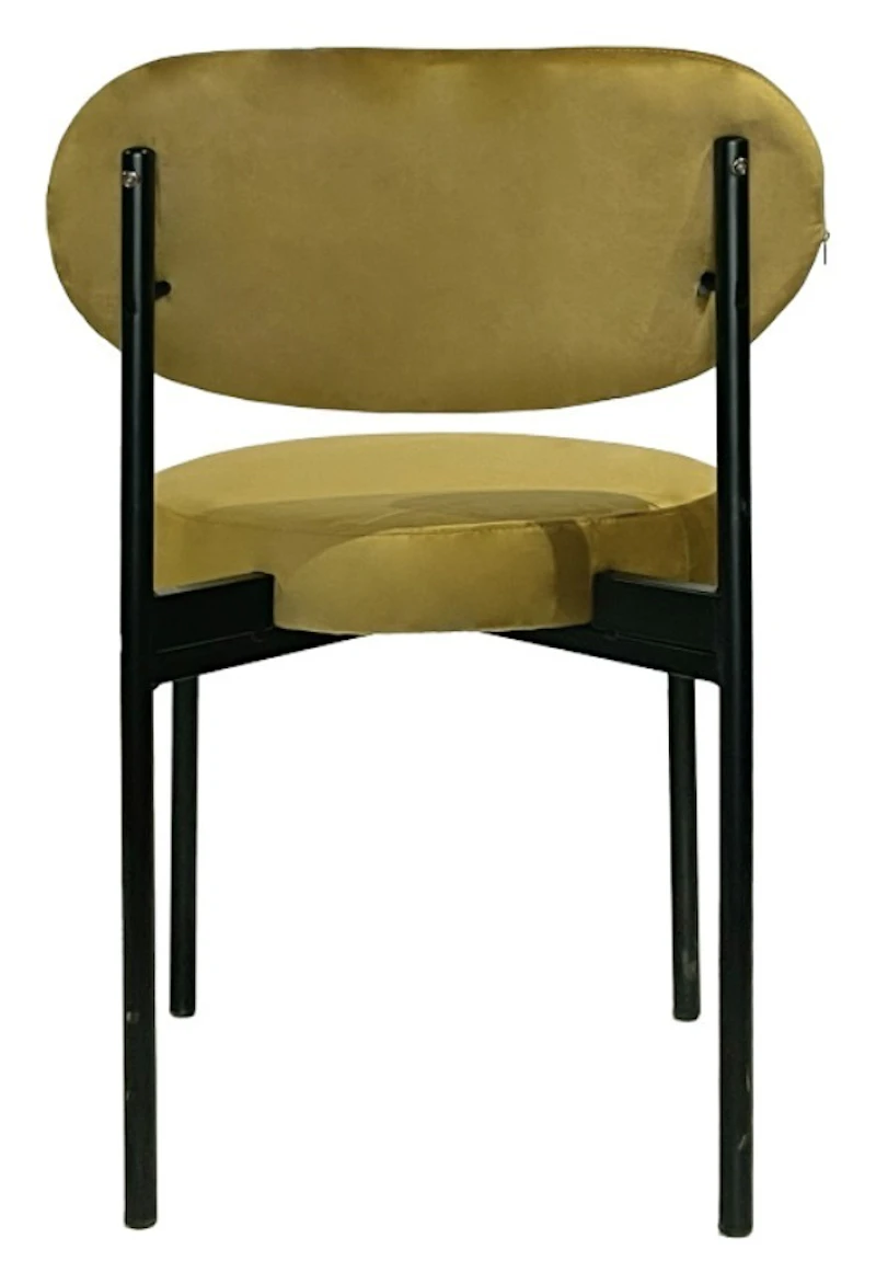 Стул Модерн Черный, Золотая охра