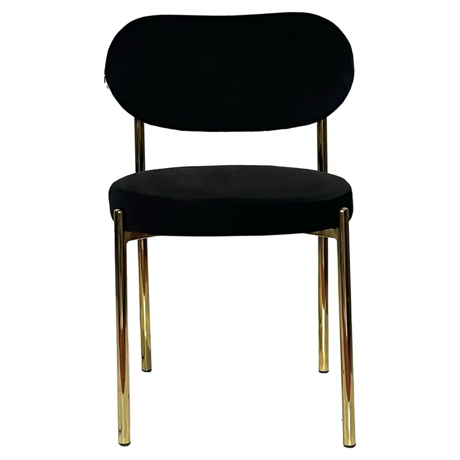 Стул Модерн Золото, Черная ночь - Фото миниатюра 2