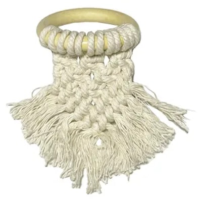 Кольцо для салфетки плетеное Макраме - изображение 4