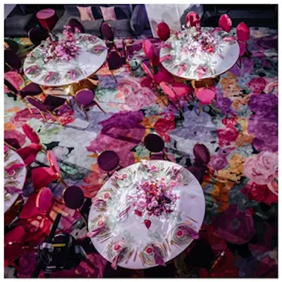 Круглый стол Идол, золотой (белая столешница) - изображение 4