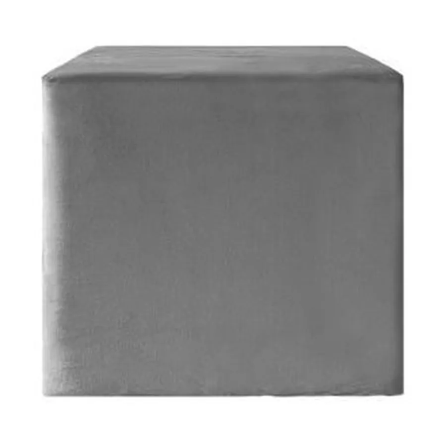 Пуф квадратный Точка, велюр, Млечный путь - Фото миниатюра 2