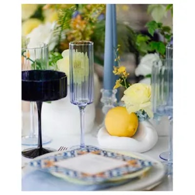 Сет бокалов Сквош Этюд в синем - изображение 4