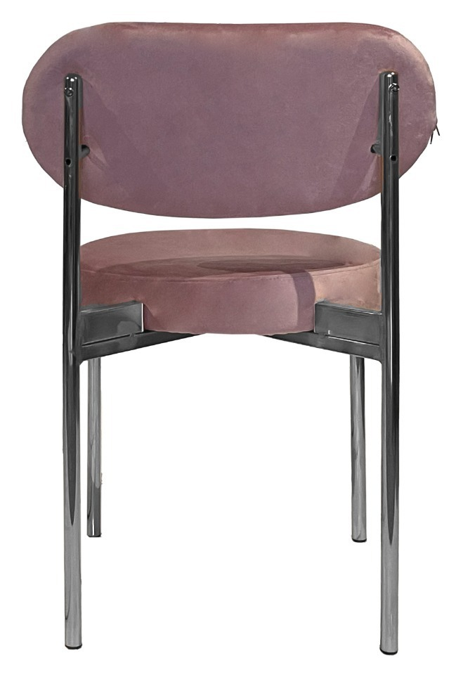 Стул Модерн Серебро, Розовая помада