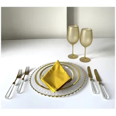 Салфетка из смесового льна, Самовлюбленный нарцисс - изображение 5