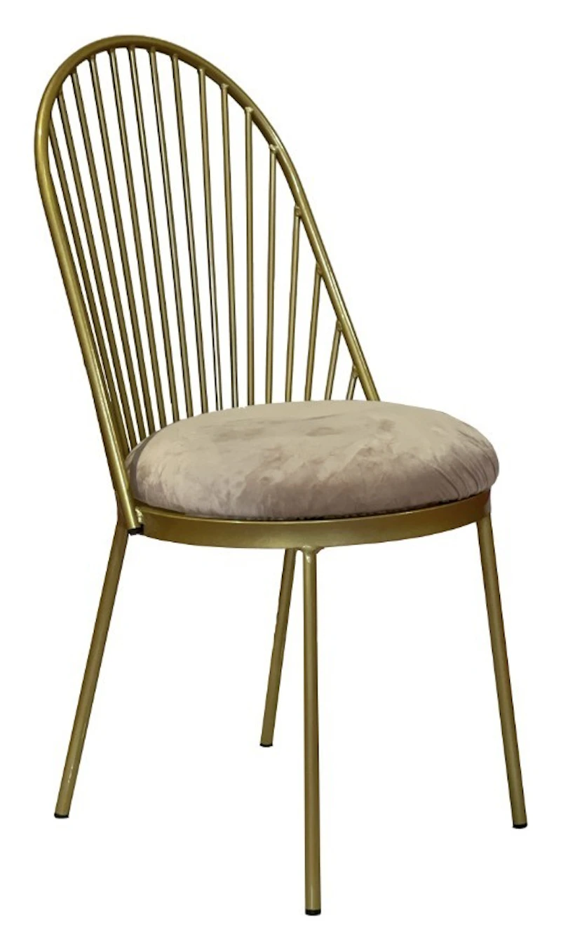 Стул Ле Солей, велюр, бежевый