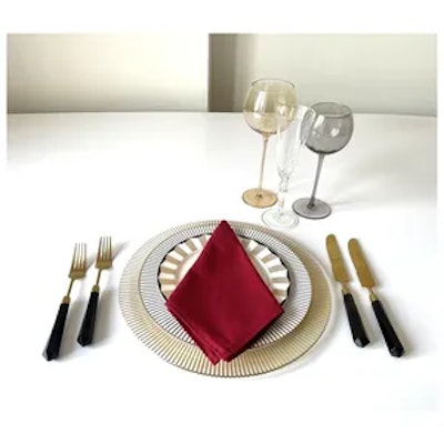 Бокал Сирен С дымчатый с золотой каймой - изображение 5