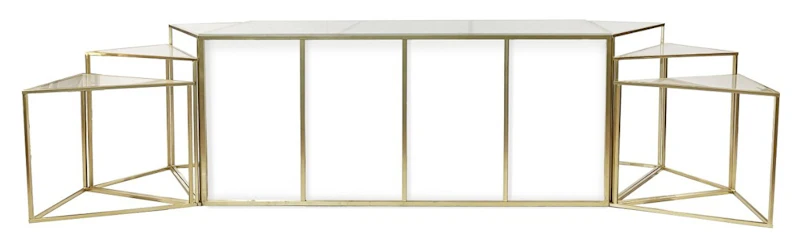 Стол-президиум Наутилус Ректангл + Триплекс с матовым стеклом