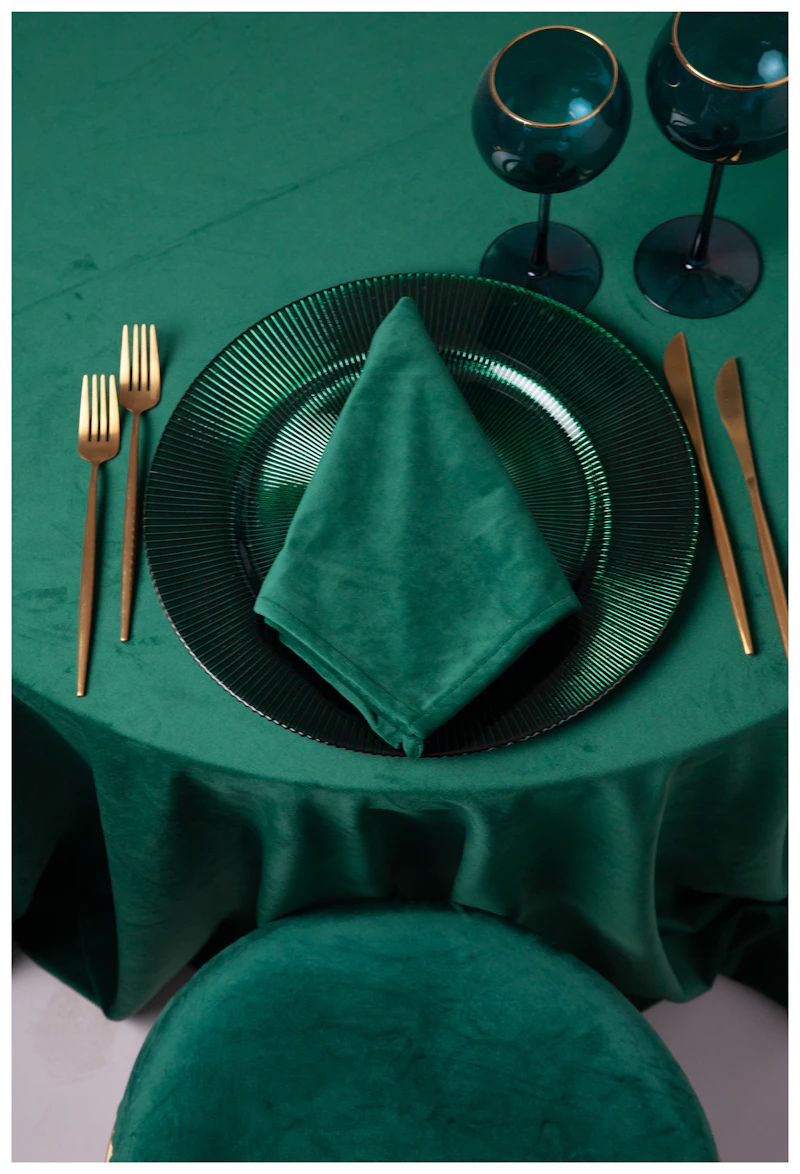 Стул Ле Солей, велюр, изумрудный