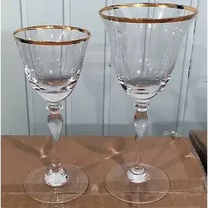 Бокал Хлоэ с золотой каймой, 200 мл - Фото 2