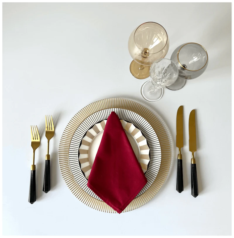 Сервировочная тарелка Окулус Золото