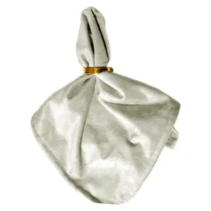 Салфетка  велюр, молочная - Фото 2