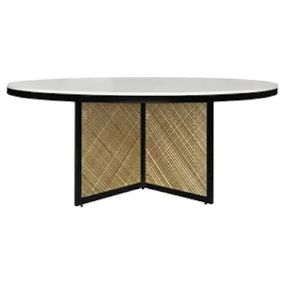 Стол Корнерс Конфесса, круглый белый + перекрас металла в любой цвет - изображение 2