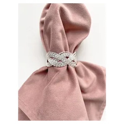 Кольцо для салфетки Кучеряшка Серебро - изображение 3