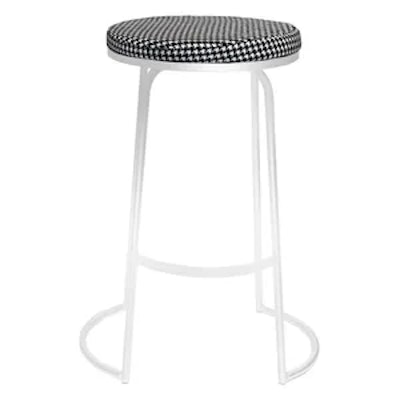 Стул барный Модерн Сэддл Гусиная лапка (любой оттенок каркаса) - изображение 4