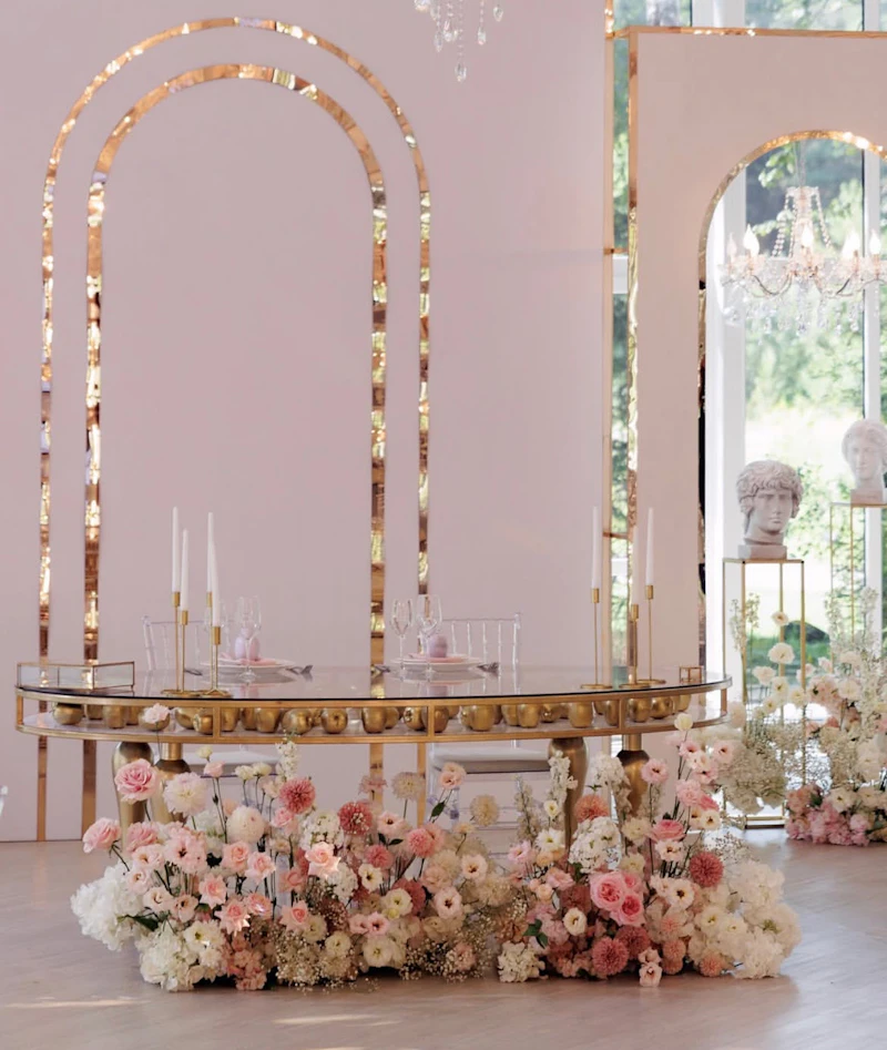 Стол-президиум Аполло Барокко, золото