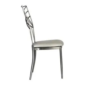 Стул Хамелеон Серебро (эко-кожа), белый, на  липучках - Фото 3