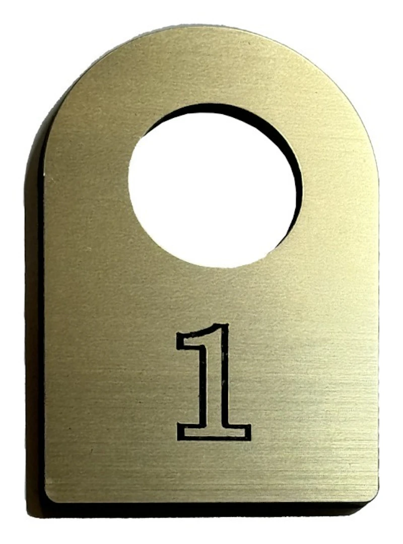 Комплект гардеробных номерков Хэнг ю!