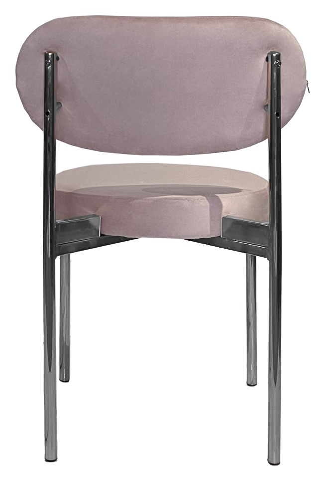 Стул Модерн Серебро, Розовый кварц