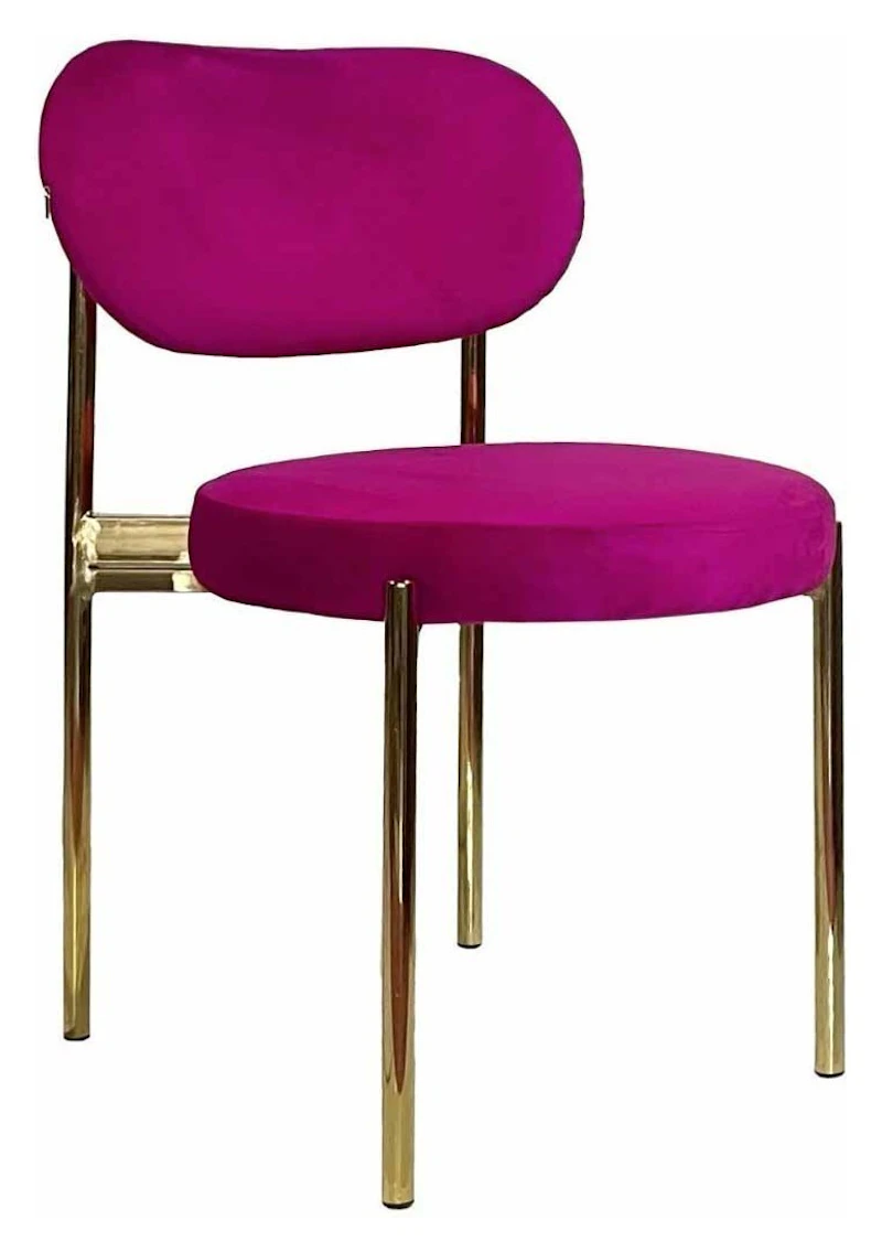 Стул Модерн Золото, Манящая фуксия