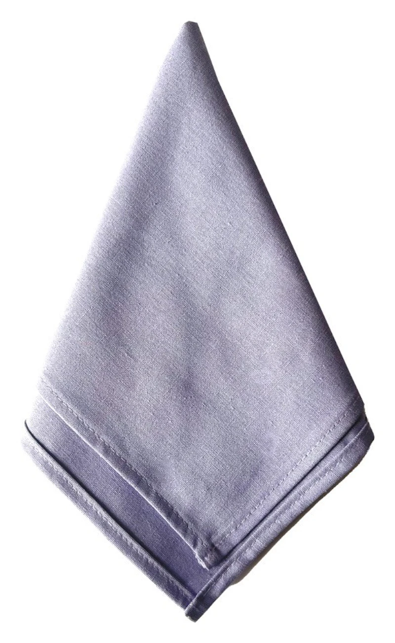 Салфетка из смесового льна, Гордая гортензия