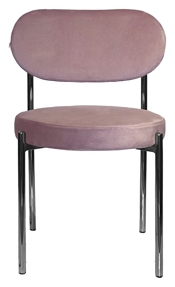 Стул Модерн Серебро, Розовая помада
