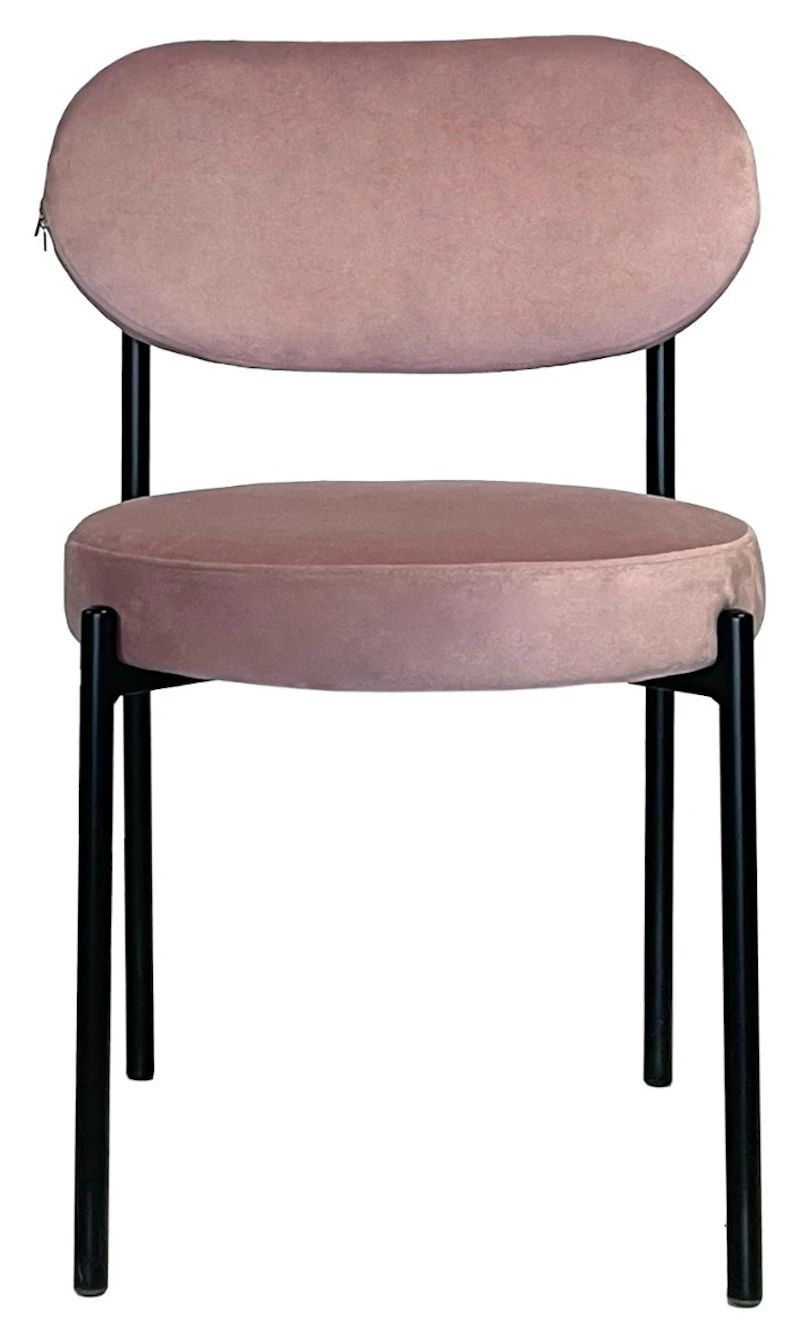 Стул Модерн Черный, Розовая помада